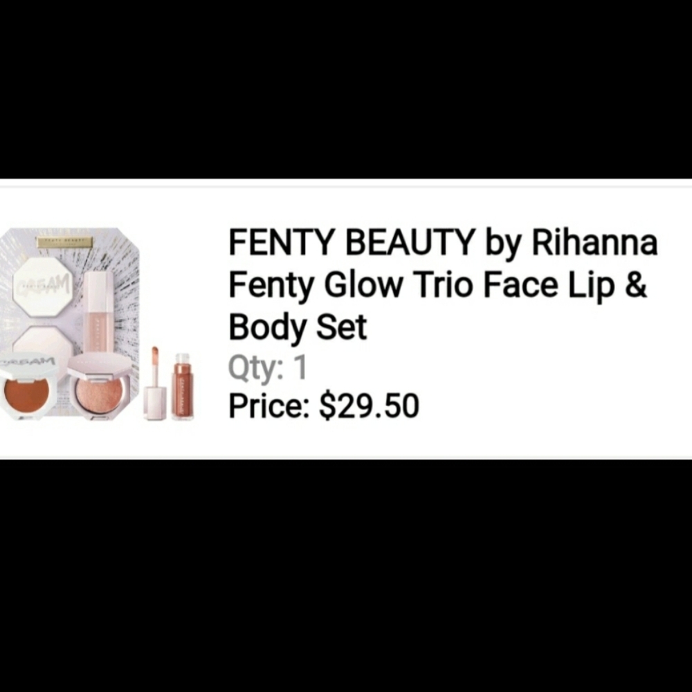 Fenty- Cheeks Out Freestyle cream blush & Diamond Bomb highlighter, only.